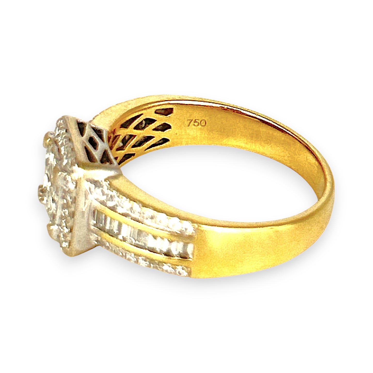 XMAS DEAL | 18kt Gold  Imperial Glow Diamond Ring TDW 1.70ct. Valuation $10,900
