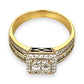 XMAS DEAL | 18kt Gold  Imperial Glow Diamond Ring TDW 1.70ct. Valuation $10,900