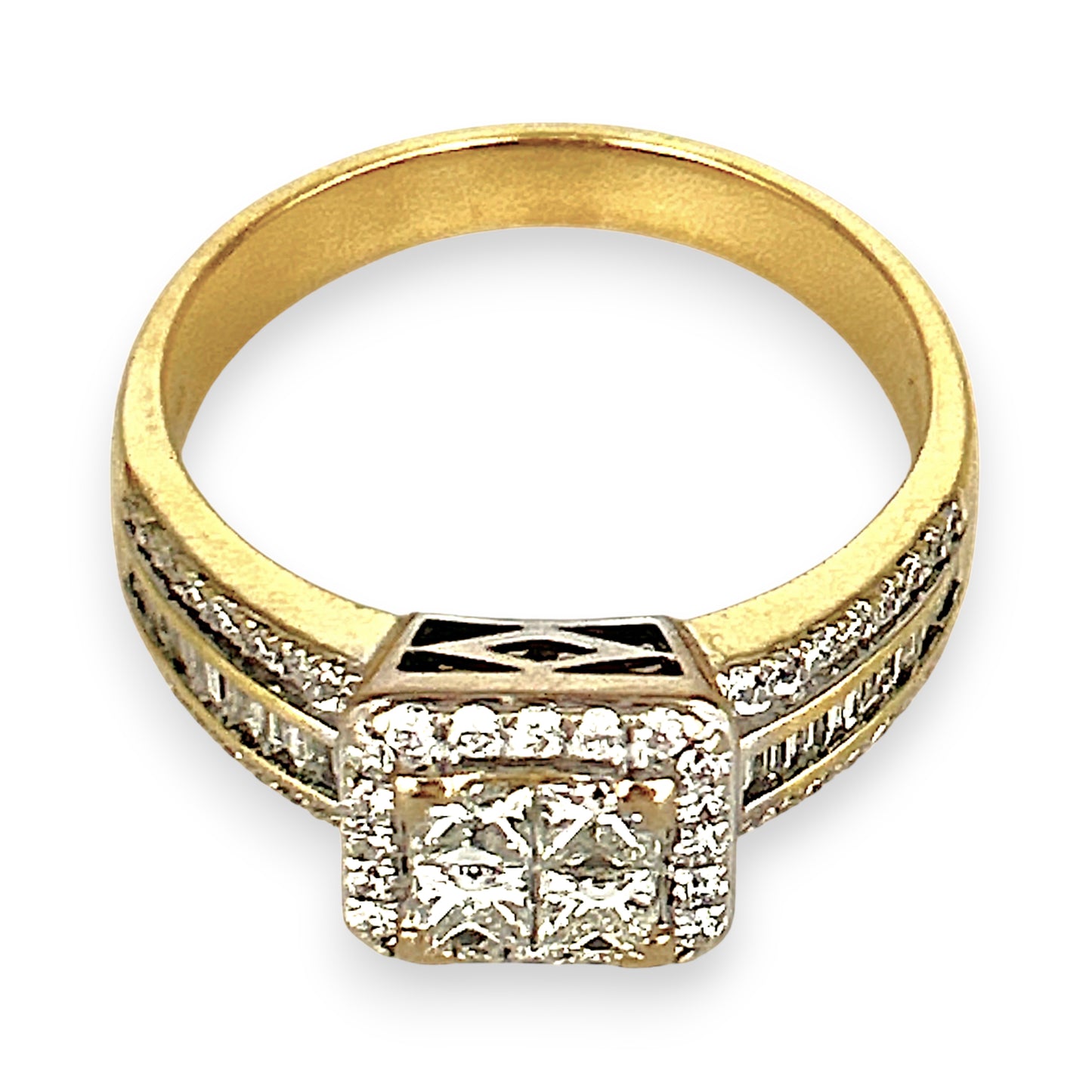 XMAS DEAL | 18kt Gold  Imperial Glow Diamond Ring TDW 1.70ct. Valuation $10,900