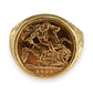 GOLD DEAL | FLASH SALE 22ct (22K) Half Soveriegn 18ct (18K) Gold Ring Valuation $7,300