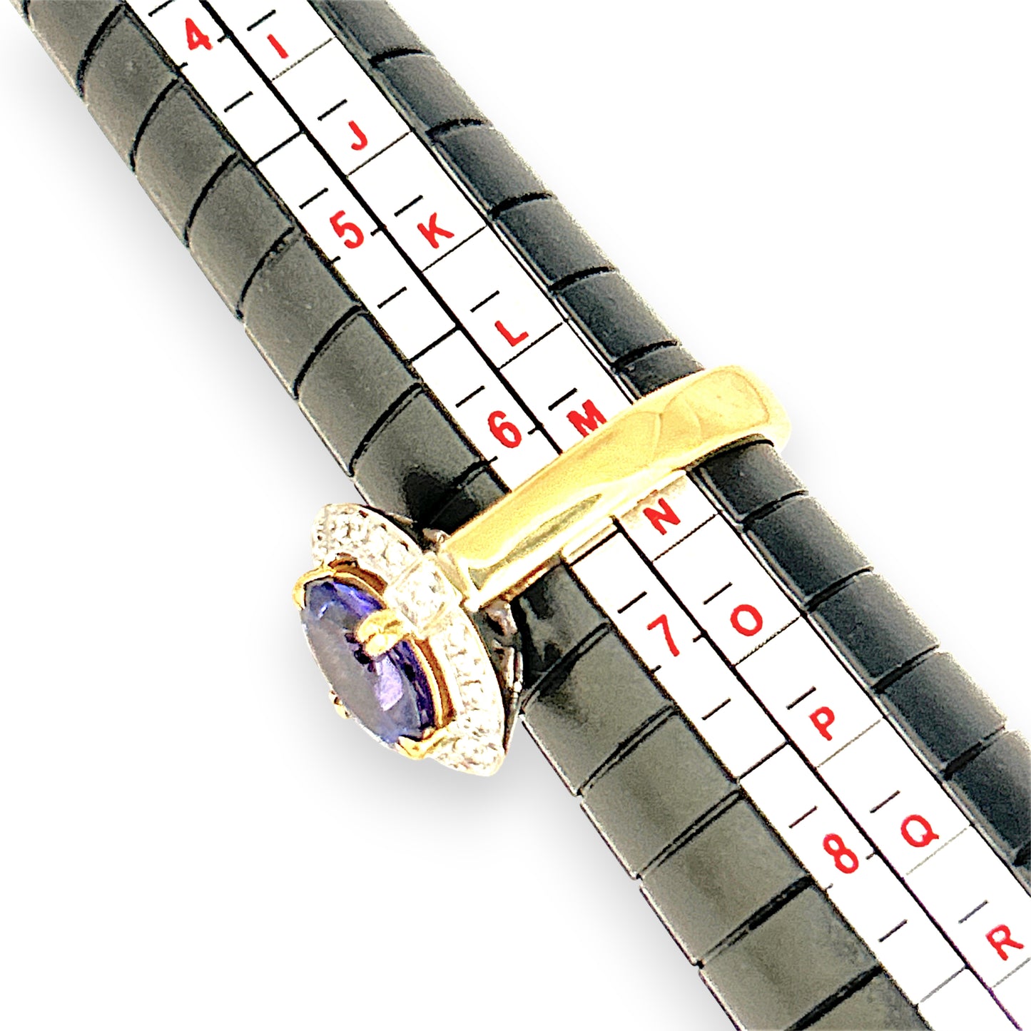 XMAS DEAL | 18kt Gold Twilight Bloom Tanzanite Ring Valuation $7,450