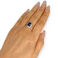 XMAS DEAL | 18kt Gold Twilight Bloom Tanzanite Ring Valuation $7,450