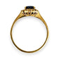XMAS DEAL | 18kt Gold Midnight Radiance  Ring Valuation: $3,700