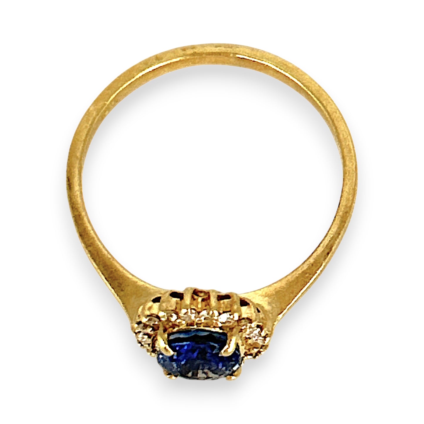 XMAS DEAL | 18kt Gold Midnight Radiance  Ring Valuation: $3,700
