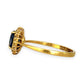 XMAS DEAL | 18kt Gold Midnight Radiance  Ring Valuation: $3,700