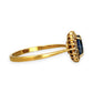 XMAS DEAL | 18kt Gold Midnight Radiance  Ring Valuation: $3,700