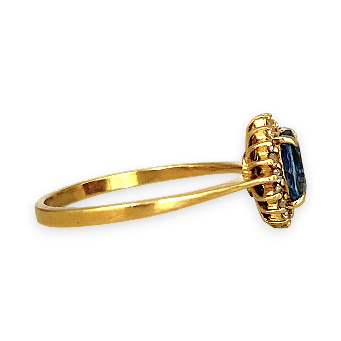 XMAS DEAL | 18kt Gold Midnight Radiance  Ring Valuation: $3,700