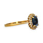 XMAS DEAL | 18kt Gold Midnight Radiance  Ring Valuation: $3,700
