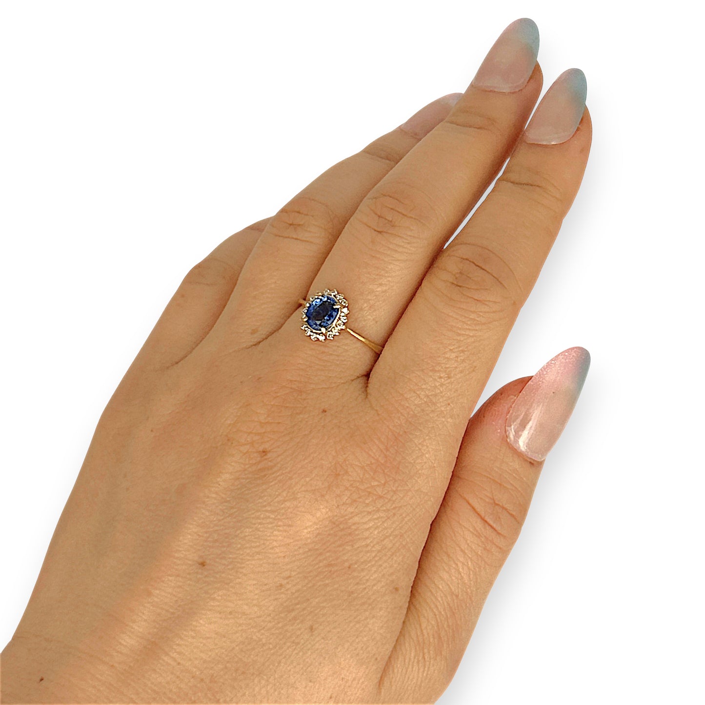 XMAS DEAL | 18kt Gold Midnight Radiance  Ring Valuation: $3,700