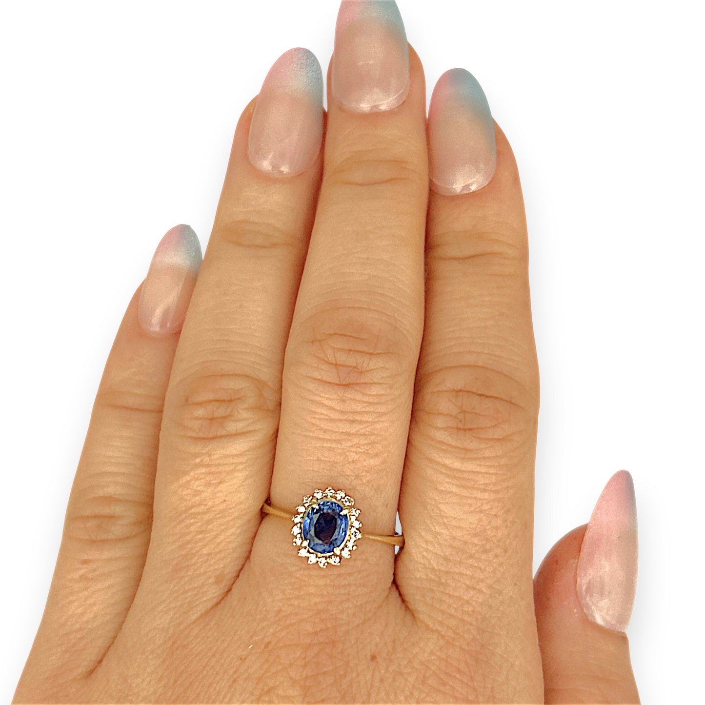 XMAS DEAL | 18kt Gold Midnight Radiance  Ring Valuation: $3,700