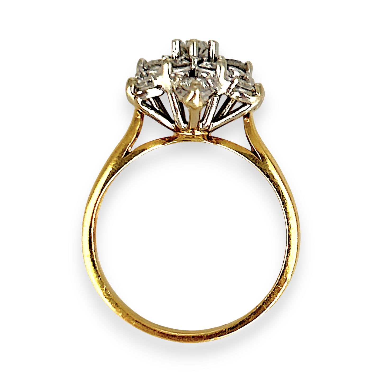 XMAS DEAL | 18kt Gold Golden Bloom Diamond Ring Valuation: $8,000