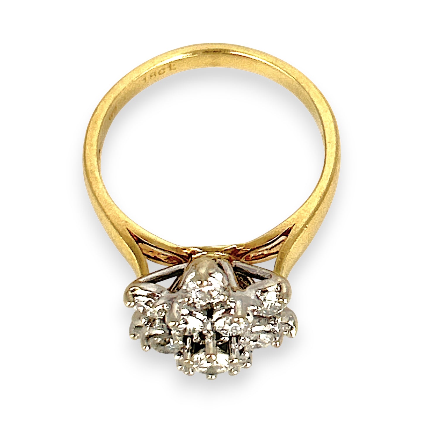 XMAS DEAL | 18kt Gold Golden Bloom Diamond Ring Valuation: $8,000