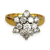 XMAS DEAL | 18kt Gold Golden Bloom Diamond Ring Valuation: $8,000