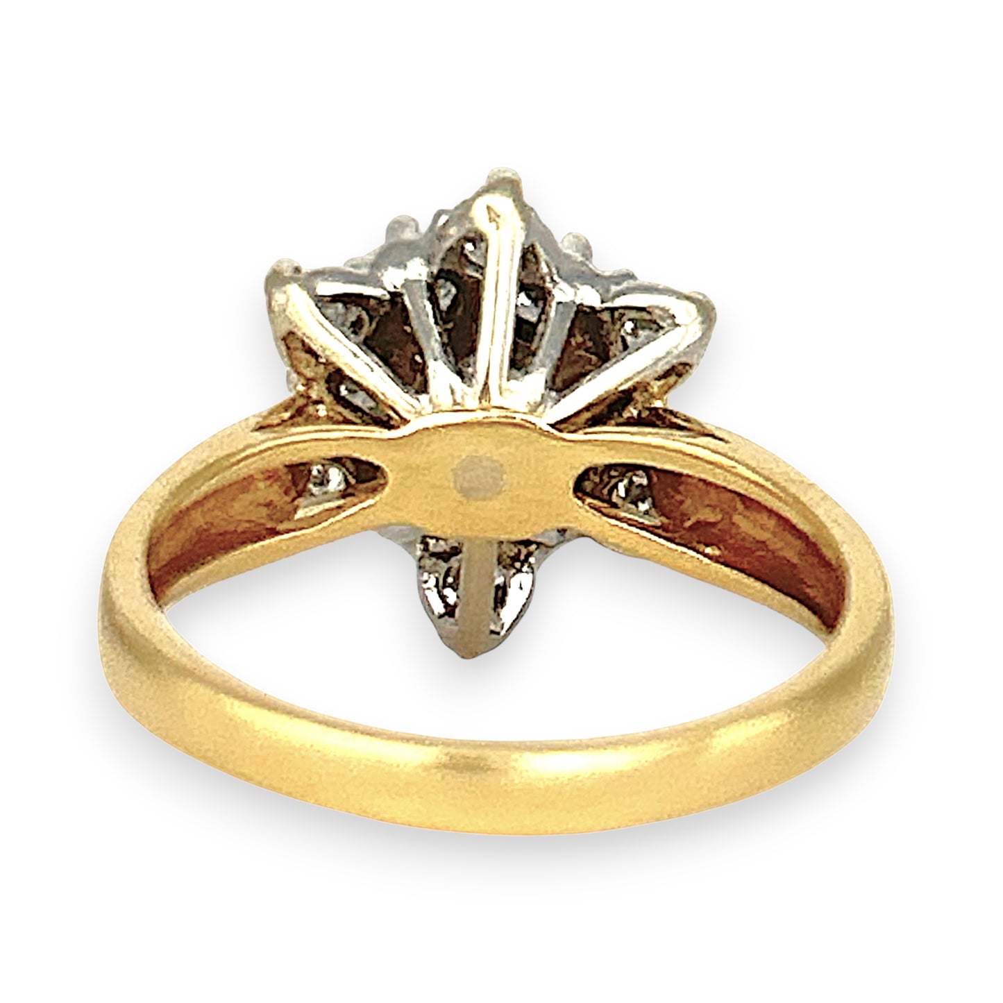 XMAS DEAL | 18kt Gold Golden Bloom Diamond Ring Valuation: $8,000