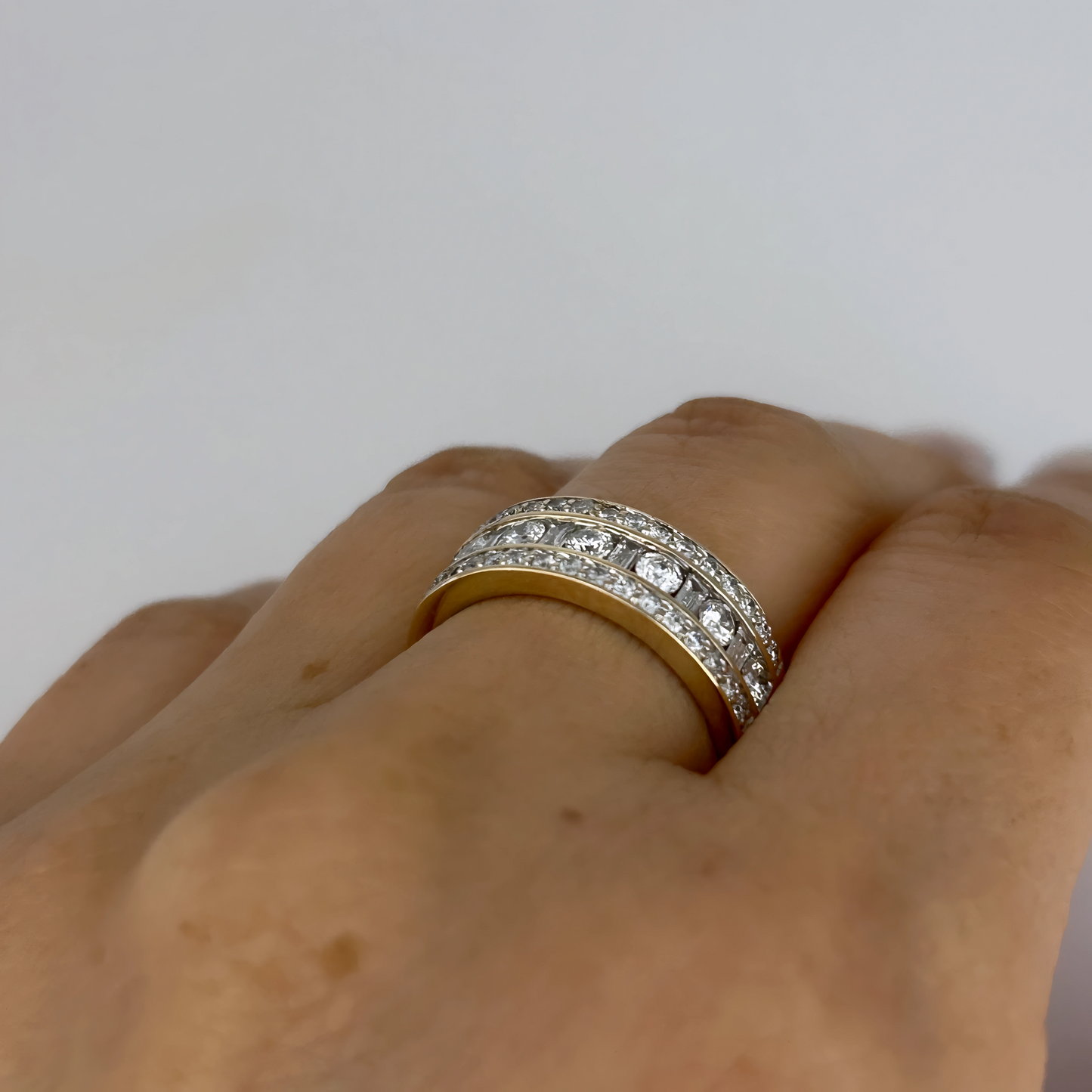 GOLD DEAL | 9kt Gold Trinity Radiance 1.07ct Diamond Band Valuation $4,700