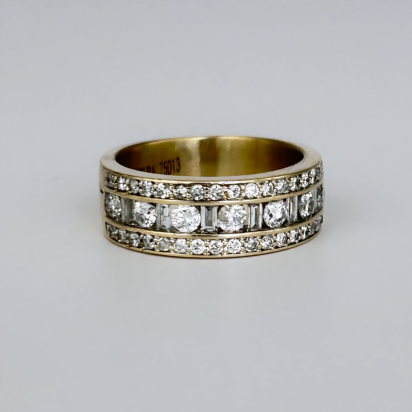 GOLD DEAL | 9kt Gold Trinity Radiance 1.07ct Diamond Band Valuation $4,700