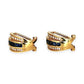 XMAS DEAL | 18kt Gold Vintage Sapphire & Diamond Earrings Valuation $5,990