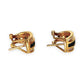 XMAS DEAL | 18kt Gold Vintage Sapphire & Diamond Earrings Valuation $5,990