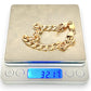 GOLD DEAL | 10ct (10k) Gold Refurbished Classic Curb Luxe Bracelet by Michael Hill 26cm
