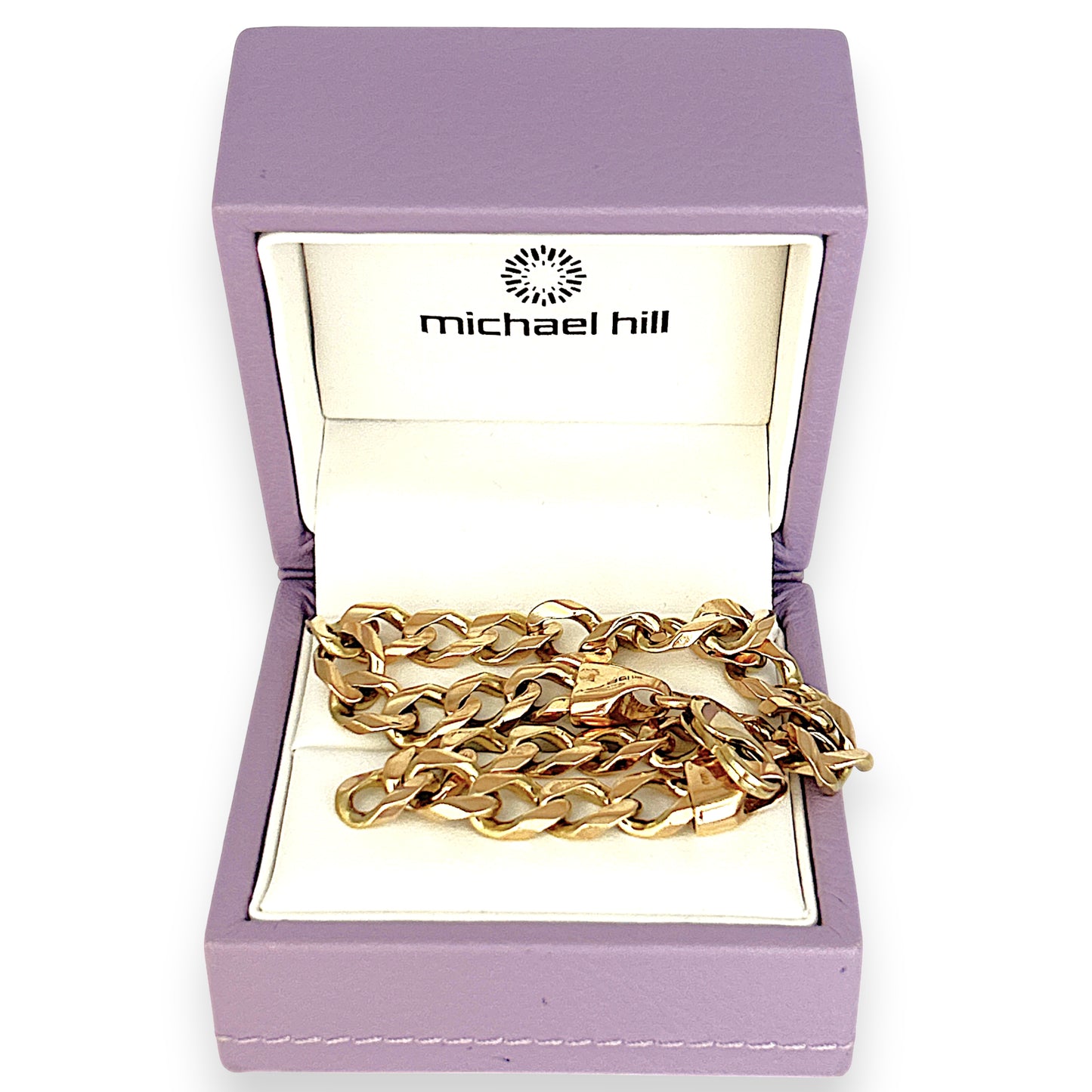 XMAS DEAL | 10kt Gold Classic Curb Luxe Bracelet by Michael Hill Valuation $9,100