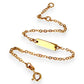 GOLD DEAL | 18ct (18K) Gold Elegant & Personal ID Bracelet 16cm