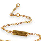 GOLD DEAL | 18ct (18K) Gold Elegant & Personal ID Bracelet 16cm