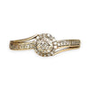 GOLD DEAL | 9ct Gold Étoile Cluster Ring TDW 0.25ct. Size O