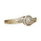GOLD DEAL | 9ct Gold Étoile Cluster Ring TDW 0.25ct. Size O