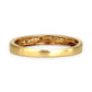 GOLD DEAL | 9ct Gold Golden Wave – Diamond Accent Ring Size L