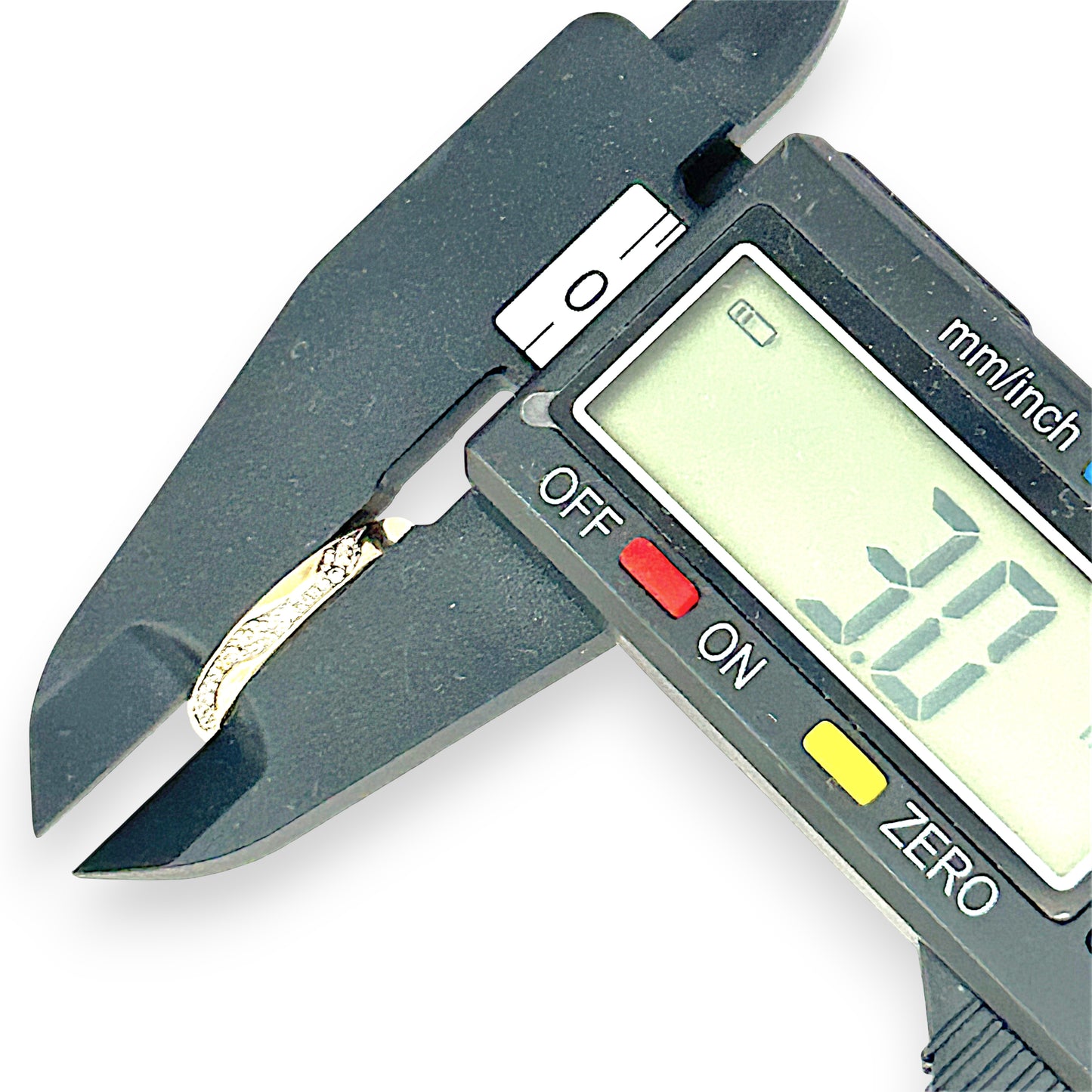 GOLD DEAL | 9ct Gold Golden Wave – Diamond Accent Ring Size L