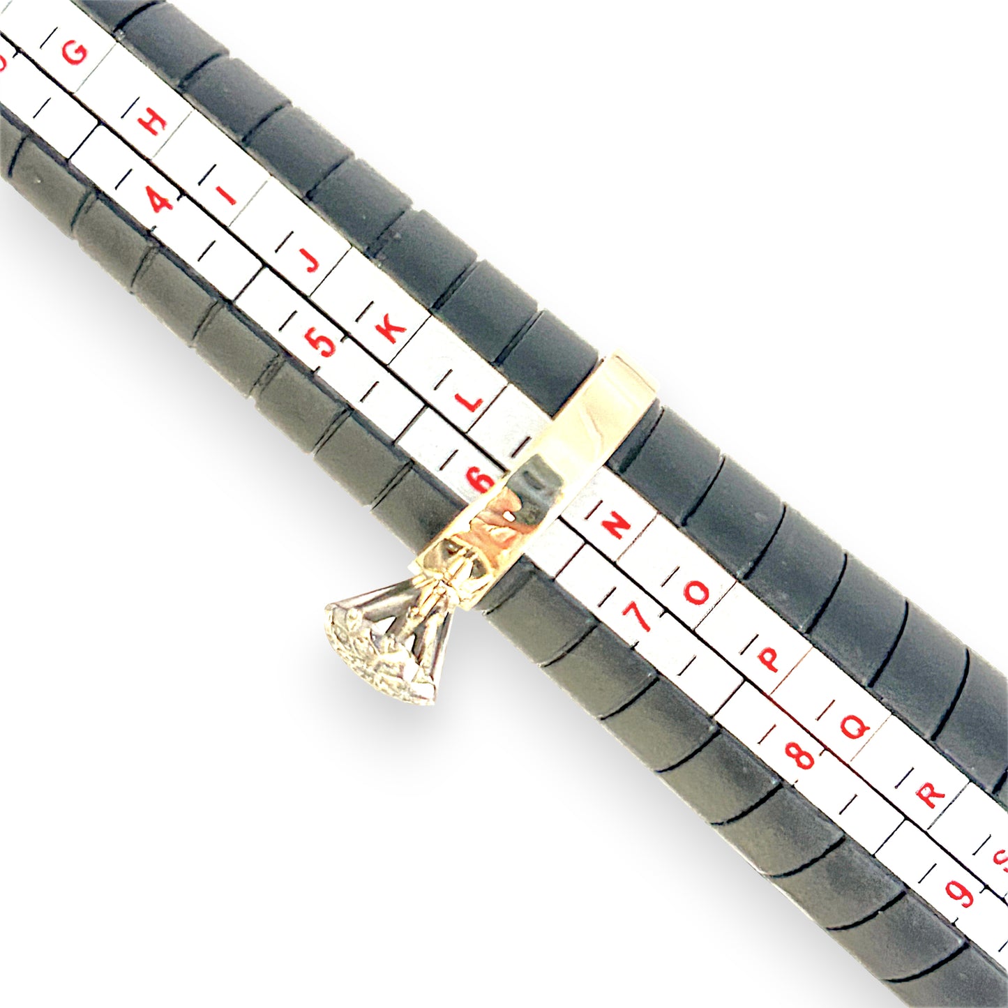 GOLD DEAL | 9ct Gold Floral Diamond Cluster Ring Size M 1/2