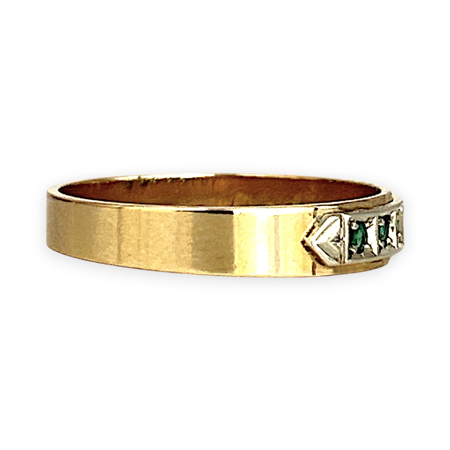 GOLD DEAL | 9ct Y/W Gold Verdant Harmony Ring Size O