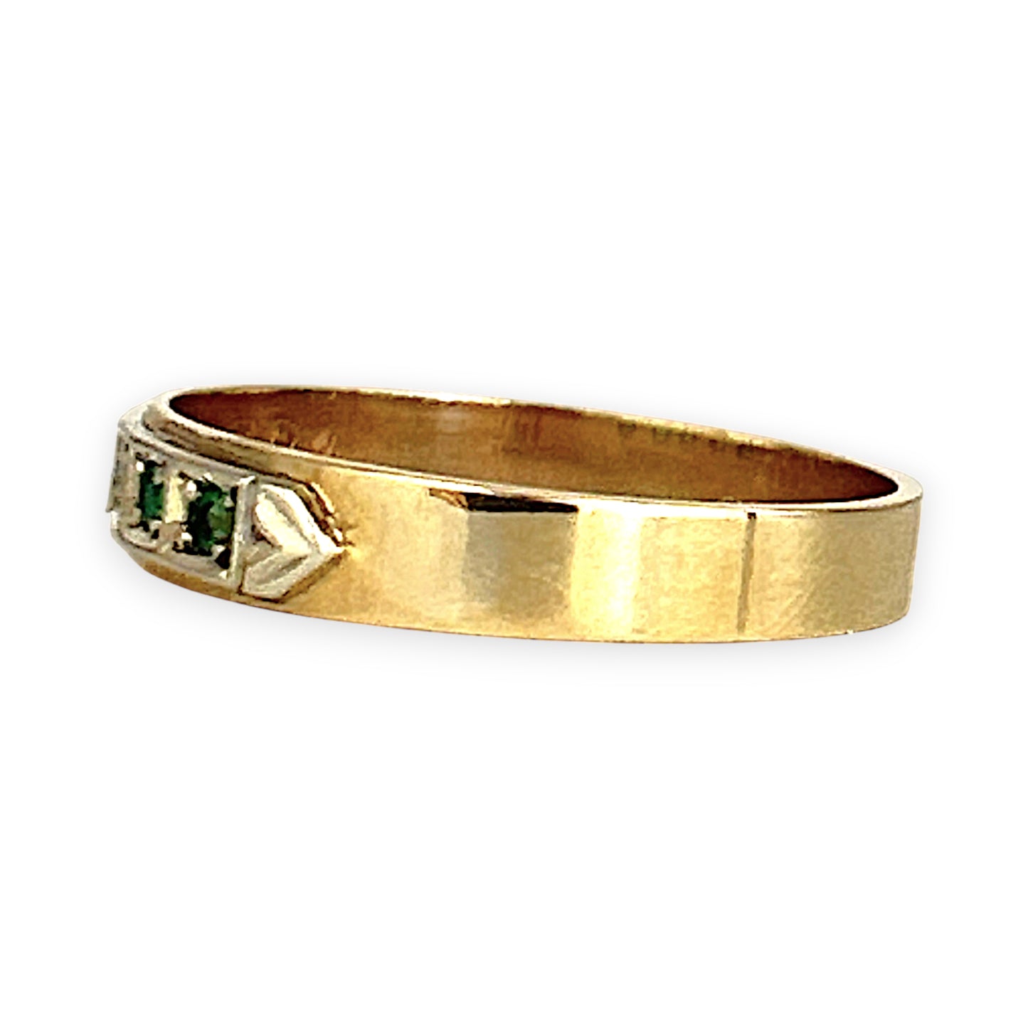 GOLD DEAL | 9ct Y/W Gold Verdant Harmony Ring Size O