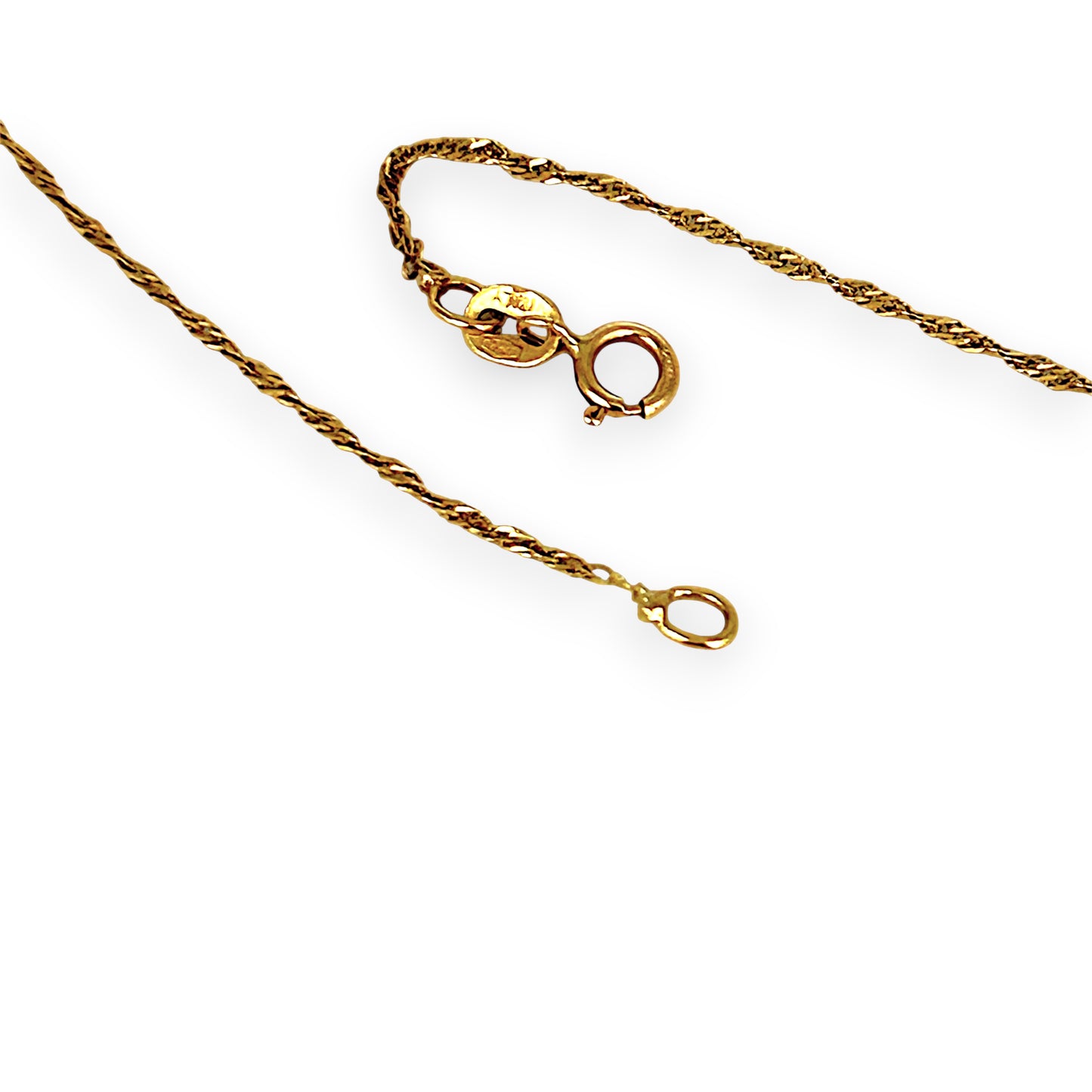 GOLD DEAL | 18ct Gold Singapore Chain 57cm