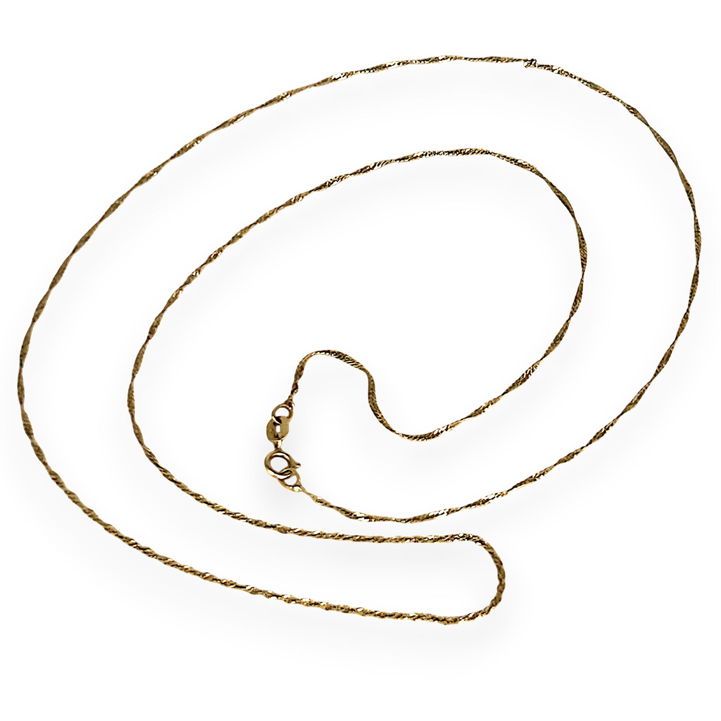 GOLD DEAL | 18ct Gold Singapore Chain 57cm