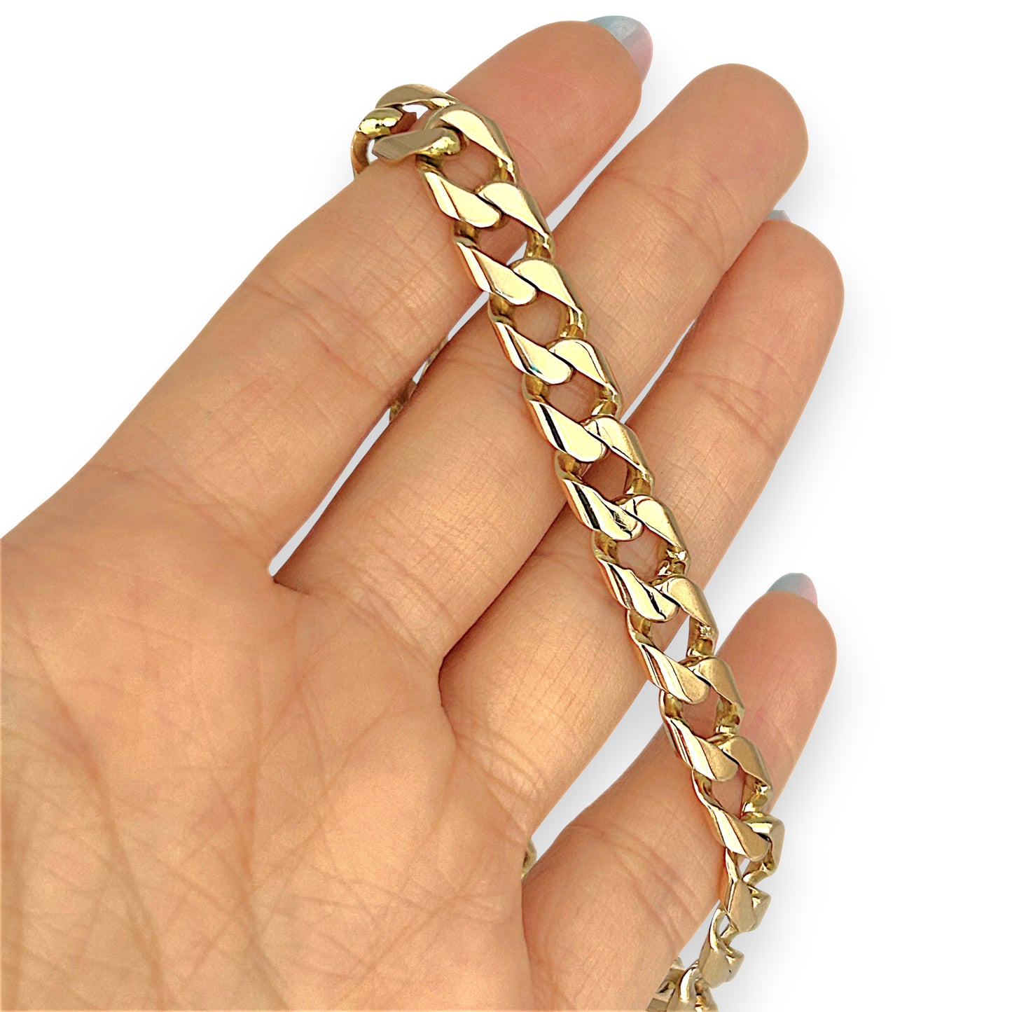 XMAS DEAL | 18kt Gold Chucky Cuban Link Bracelet Valuation $14,000