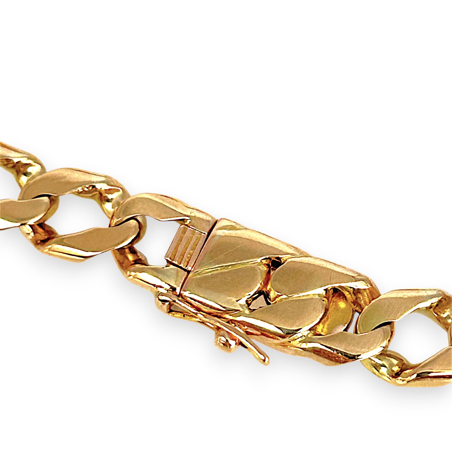 XMAS DEAL | 18kt Gold Chucky Cuban Link Bracelet Valuation $14,000