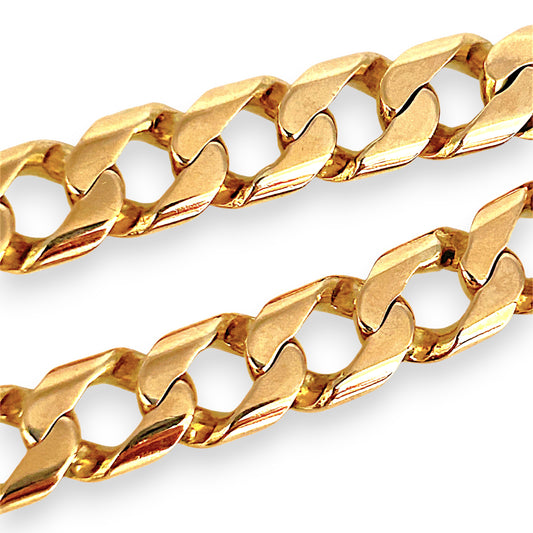 XMAS DEAL | 18kt Gold Chucky Cuban Link Bracelet Valuation $14,000