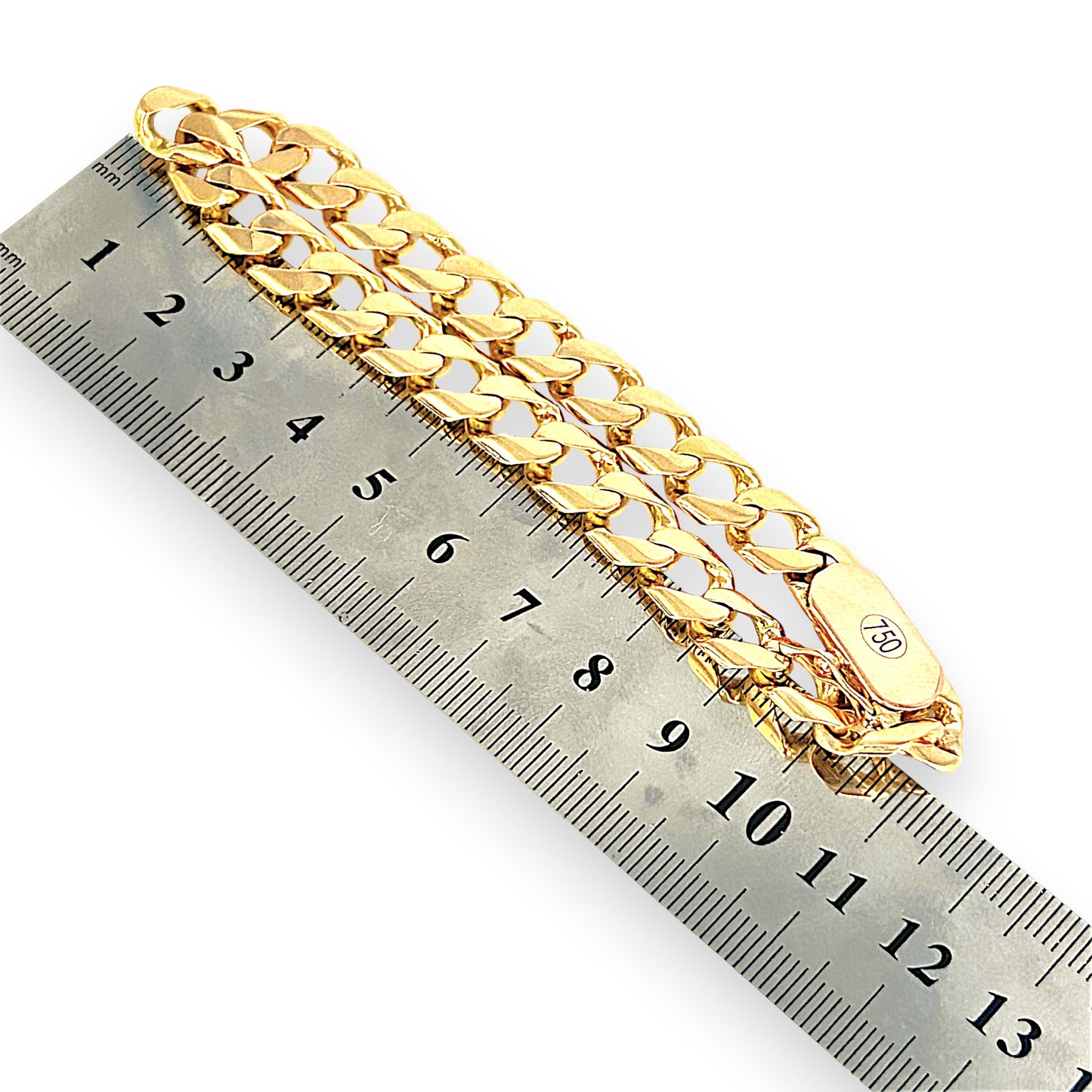 XMAS DEAL | 18kt Gold Chucky Cuban Link Bracelet Valuation $14,000