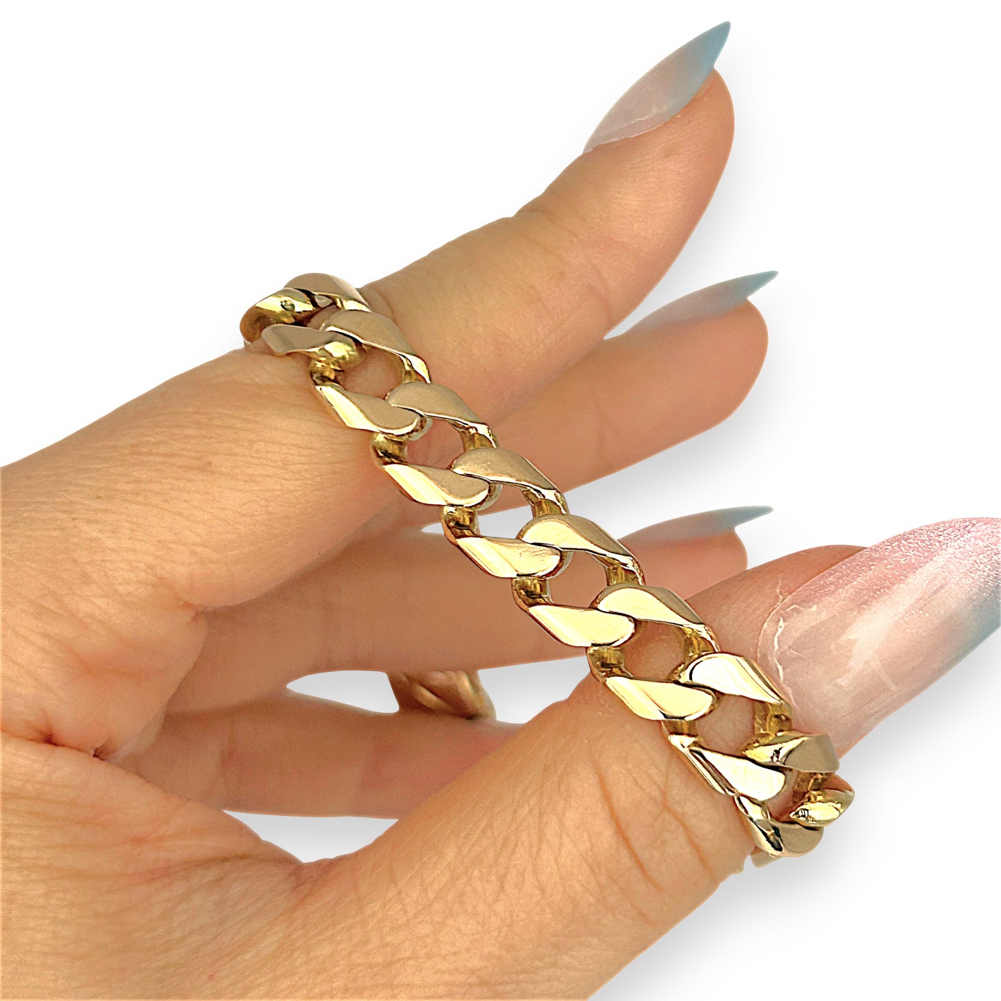 XMAS DEAL | 18kt Gold Chucky Cuban Link Bracelet Valuation $14,000