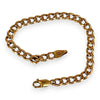 GOLD DEAL | 9kt Gold Petite Curb Glow Bracelet 15.3cm