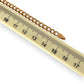 GOLD DEAL | 9kt Gold Petite Curb Glow Bracelet 15.3cm