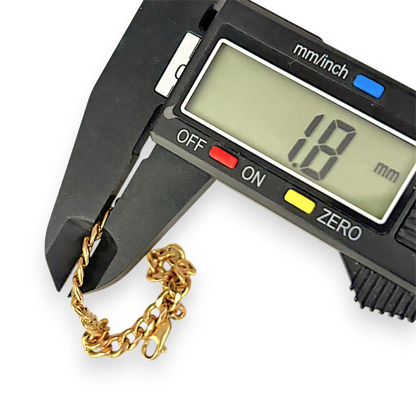 GOLD DEAL | 9kt Gold Petite Curb Glow Bracelet 15.3cm