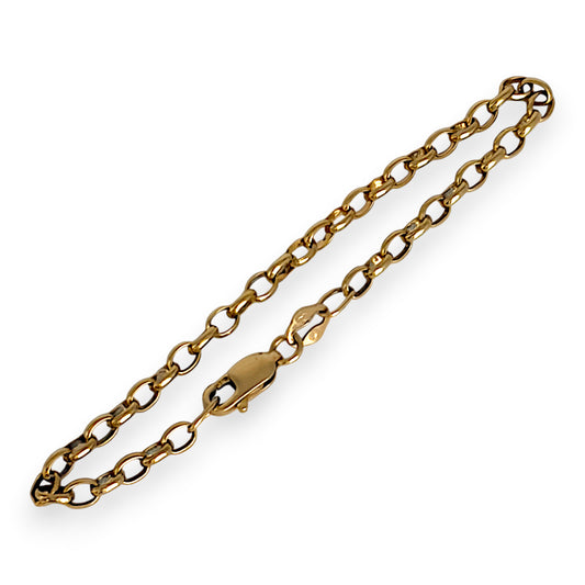NZGD | 9ct Gold Everyday Elegance Belcher Bracelet 15cm