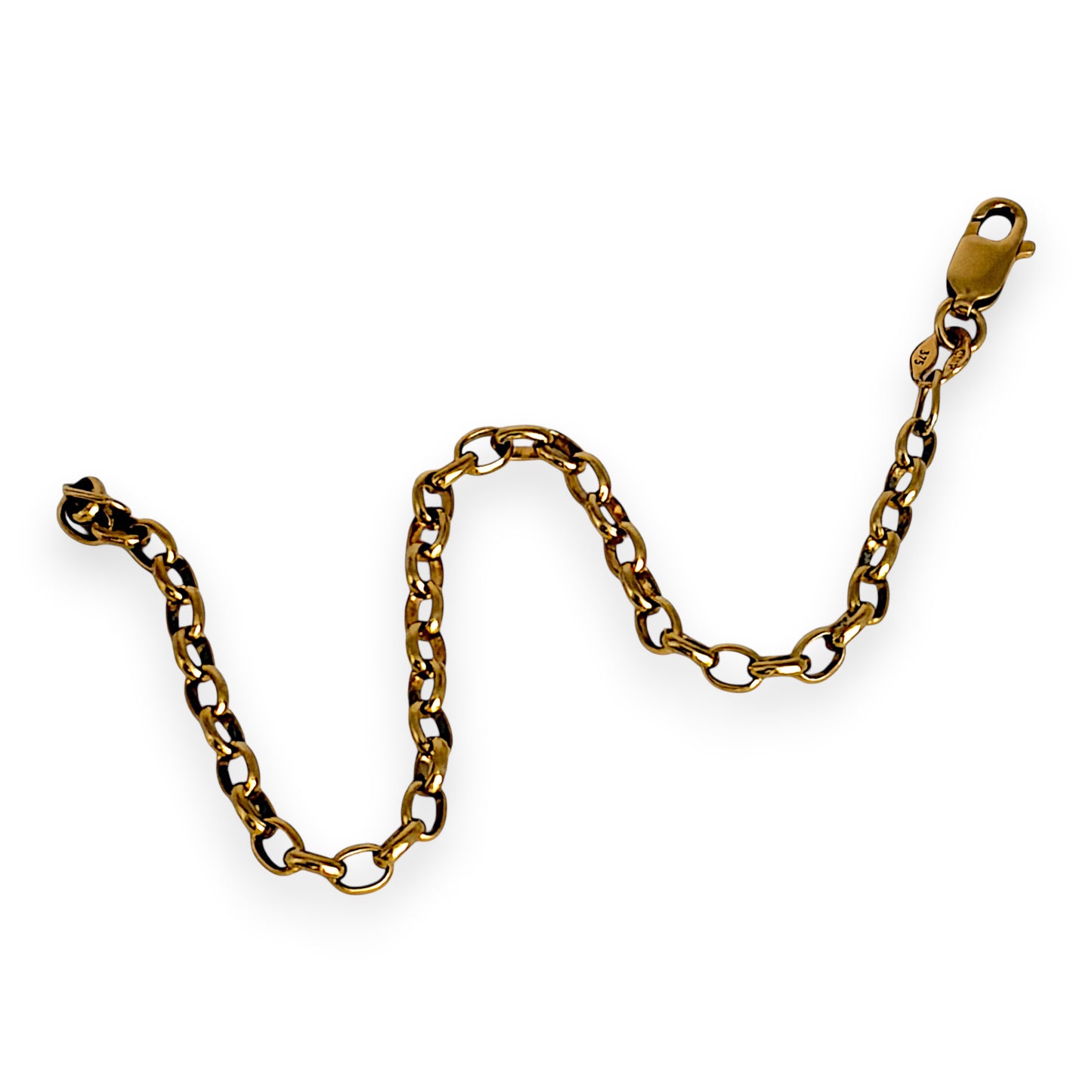 NZGD | 9ct Gold Everyday Elegance Belcher Bracelet 15cm