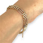 GOLD DEAL | 9kt Gold Vintage Three-Bar Gate Bracelet-Refurbished