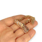 GOLD DEAL | 9kt Gold Vintage Three-Bar Gate Bracelet-Refurbished