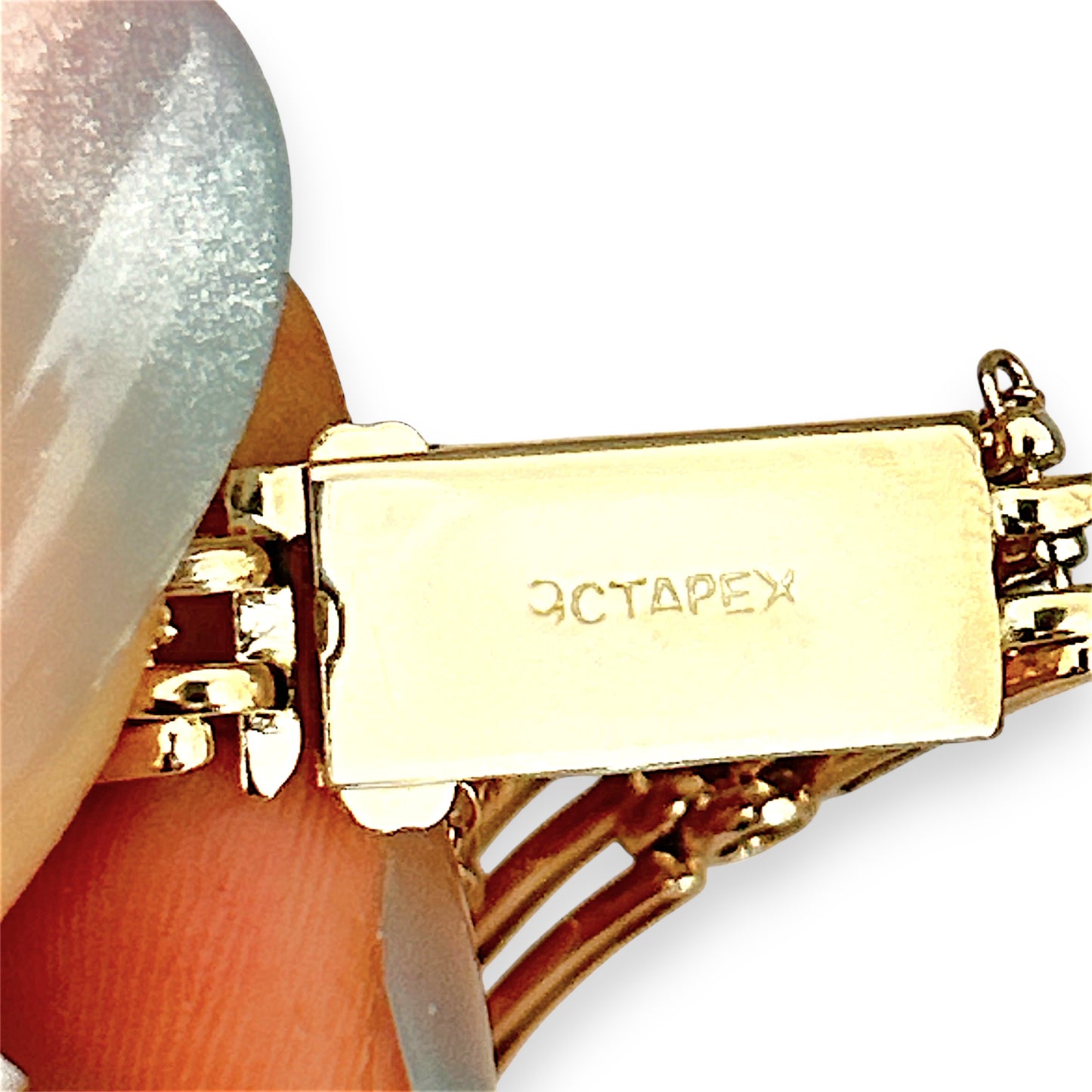 GOLD DEAL | 9kt Gold Vintage Three-Bar Gate Bracelet-Refurbished
