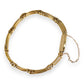 GOLD DEAL | 9kt Gold Vintage Three-Bar Gate Bracelet-Refurbished