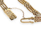 GOLD DEAL | 9kt Gold Vintage Three-Bar Gate Bracelet-Refurbished